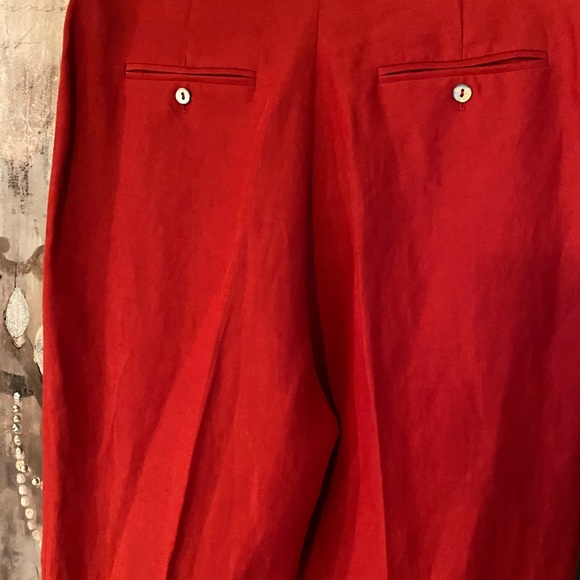 EUC Sigrid Olsen Linen Sequin Cuffed Pants❤️ - Picture 9 of 9